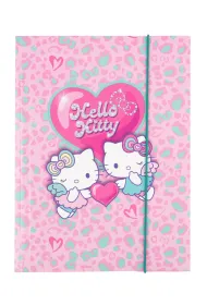 Patio Teczka kartonowa z gumk� A4 Hello Kitty pink wz�r 3