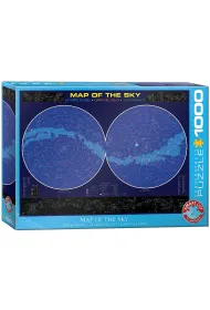 Puzzle 1000 el. Mapa ksi�yca Eurographics