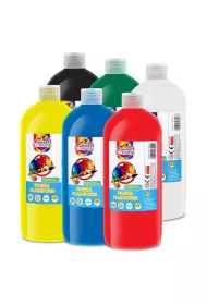 Sweet colours Farby plakatowe w butelkach 1000ml (6 kolor�w)