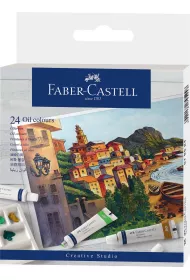 Faber-Castell Farby olejne creative studio 24 kol x 9 ml tubki opakowanie kartonowe 24 x 9 ml