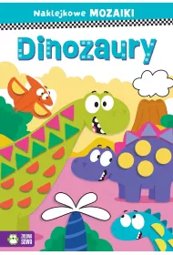 Naklejkowe mozaiki. Dinozaury