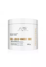 Apis Depiq Pro System Depigmentujca maska algowa z alfa-arbutyn 1% i kompleksem rozjaniajcym 1% 200 g