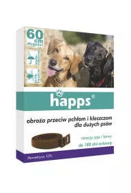 Happs Obroa przeciw pchom i kleszczom dla duych psw