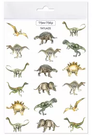 Tatuae zmywalne Dinozaury Mama Maluje