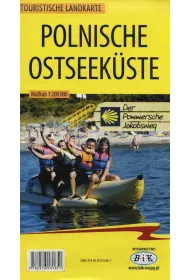 Mapa turystyczna Polnische Ostseekuste Touristische Landkarte 1:200 000