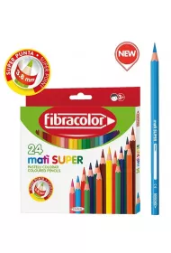 Fibracolor Kredki Mati Super 24 kolor�w