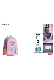 Mp Main Paper Plecak dwukomorowy Jednoro�ec r�owy 22x9x29cm