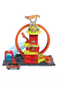 Hot Wheels City Remiza straacka - Superptla Zestaw HKX41