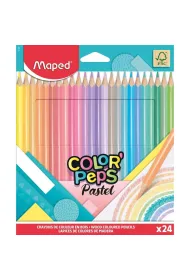 Kredki o��wkowe Colorpeps pastel 24kol MAPED