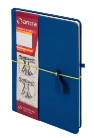 Antra Notes A5 Renesans granatowy kratka 192 kartki