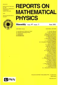 Reports On Mathematical Physics 87/3