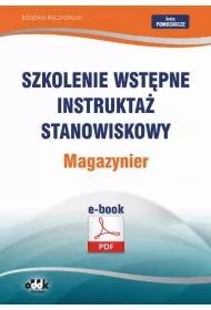 eBook Szkolenie wstpne Instrukta stanowiskowy Magazynier pdf