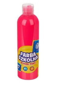 Astra Farba szkolna naturalna tempera fluorescencyjna r�owa 250 ml