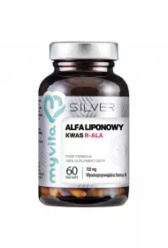 Myvita Silver 100% Kwas alfa-liponowy R-ALA - suplement diety 60 kaps.