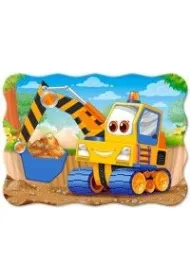 Puzzle konturowe 30 el. Yellow Digger Castorland