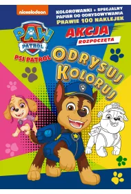 Psi Patrol. Odrysuj koloruj. Cztery �apy w akcji!