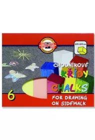 Koh-I-Noor Kreda chodnikowa 6 kolor�w 6 szt.