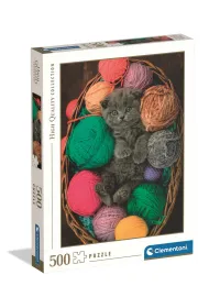 Puzzle 500el Fluffy kitten CLEMENTONI 35612 CLM