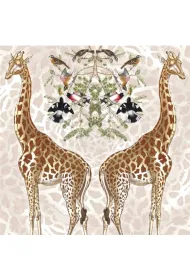 Museums & Galleries Karnet kwadrat z kopert� Giraffe