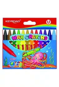 Keyroad Kredki �wiecowe 11 mm 12 szt.