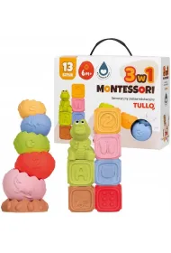 Klocki sensoryczne Zestaw Montessori