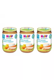 Hipp Mode jarzynki z ryem i indykiem po 9. miesicu 220 g Bio Zestaw 3 x 220 g Bio