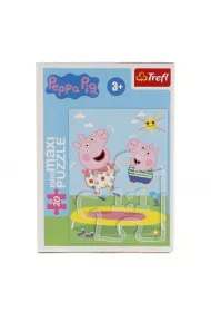 Puzzle 20 el. miniMAXI Beztroski dzie� Peppy 2 Trefl