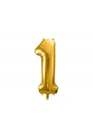 PartyDeco Balon foliowy 1 zoty 86cm