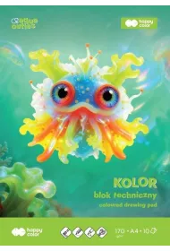 Blok techniczny kolor A4/10K 170g HAPPY COLOR