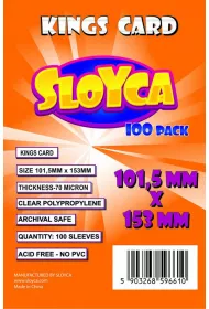 Sloyca Koszulki Kings Card 101.5x153 mm 100 szt.