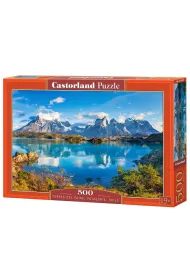 Puzzle 500 el. Torres Del Paine, Patagonia, Chile Castorland