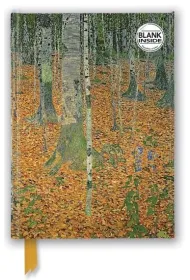 Flame Tree Notatnik A5 g�adki TW Brzozowy las Gustav Klimt FTNBB24