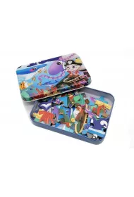Puzzle 50 el. w metalowym pude�ku Adar