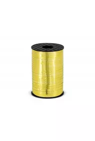 PartyDeco Wst��ka plastikowa z�ota 5 mmx225m