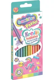 St. Majewski Kredki trjktne Bambino Pastel 12 szt.