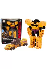 Auto-Robot z broni� 2w1 transformacja ��lty LeanToys