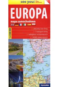see you! in? Mapa samochodowa Europa 1:4 500 000