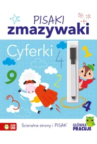 Pisaki zmazywaki. Cyferki