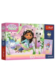 Puzzle 60el Premium Gabi i kocie przygody TREFL 17431