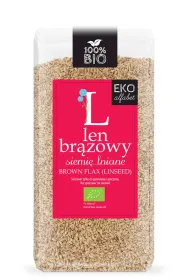 Eko Alfabet Len br�zowy (siemi� lniane) 400 g Bio
