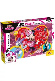 Puzzle dwustronne 24 el. Minnie Lisciani