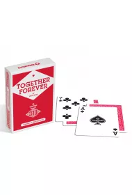 Together Forever, karty do gry, czerwone Copag