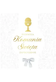 Kukartka Zaproszenie Komunia 5 szt.