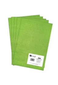 Dalprint Filc poliestrowy A4 limonkowy 5 szt.