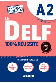 DELF A2 100% reussite podr�cznik + zawarto�� online Nowa formu�a 2021