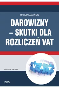 eBook Darowizny – skutki dla rozlicze VAT pdf