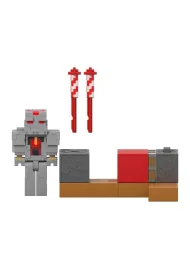 Minecraft Wyrzutnia fajerwerk�w + figurka Zestaw