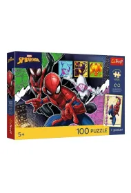 Puzzle 100el Premium Bohaterski paj�k TREFL 16557