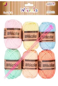 Aliga W��czka 43m 6 szt MIX, drut 2 szt 25m
