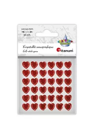 Hasta Kryszta�ki samoprzylepne serca TITANUM CRAFT-FUN SERIES Walentynki